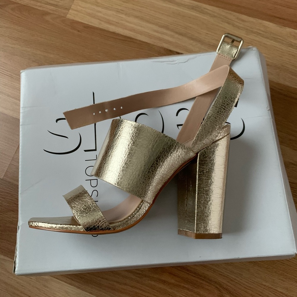 Top Shop Gold Sandals Roscha